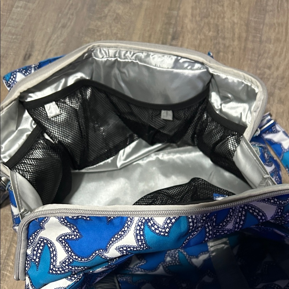 Ju-Ju-Be Vibrant Blue and Silver Baby Bag - Picture 2 of 3